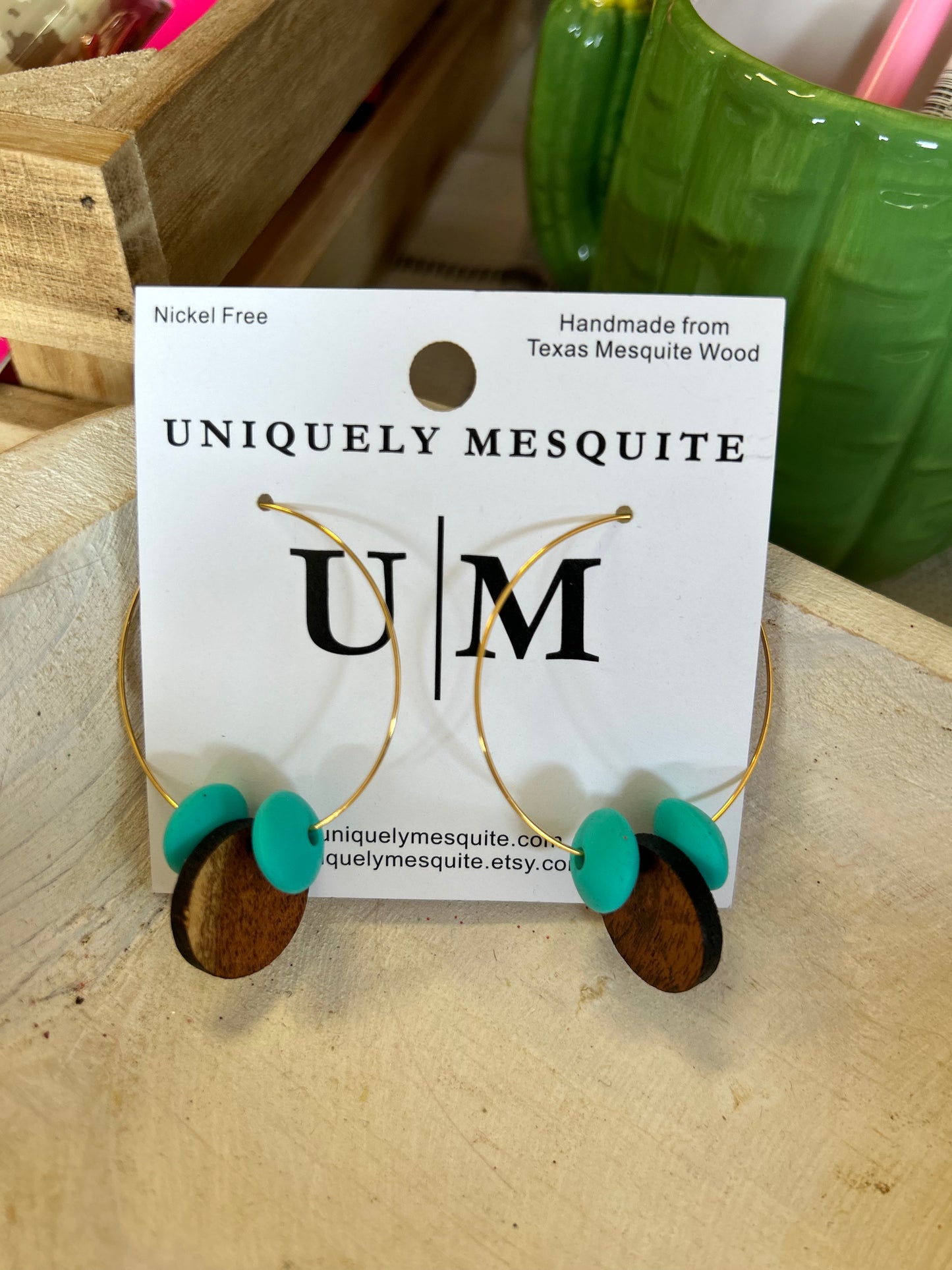 UM 3 Bead Earring