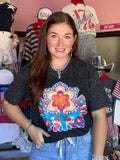 Summer Floral Moral Leopard Tee