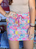 Falling For Florals Pink Skort