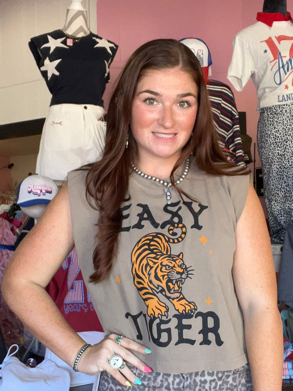 Easy Tiger Retro Graphic Tee Vintage Inspired Shirt, Retro