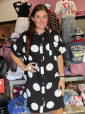 Black and White Polka Dot Dress