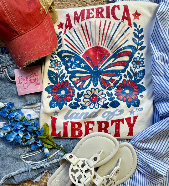 American Butterfly Tee
