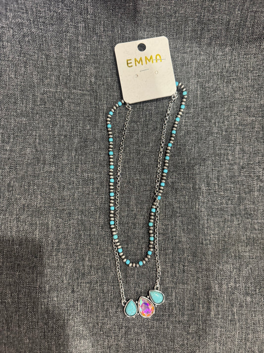 Squash Crystal Necklace