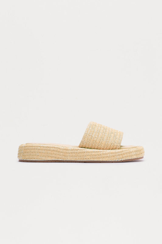 Golden Coast Raffia Sandals