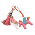 KEYCHAIN CHARM - PINK HORSE