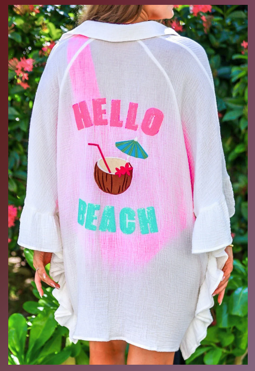 Hello Beach Cover Up Jess Lea