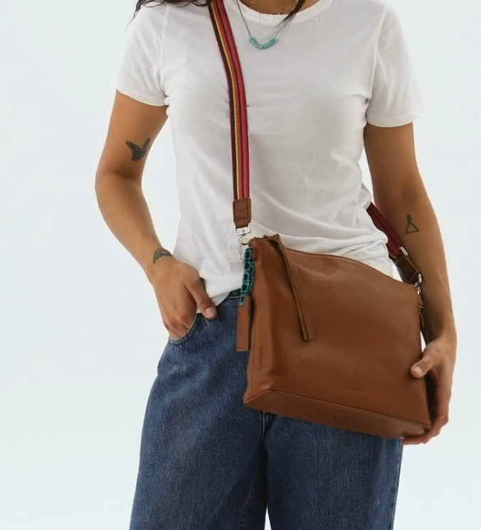 Consuela Downtown Crossbody, Brandy