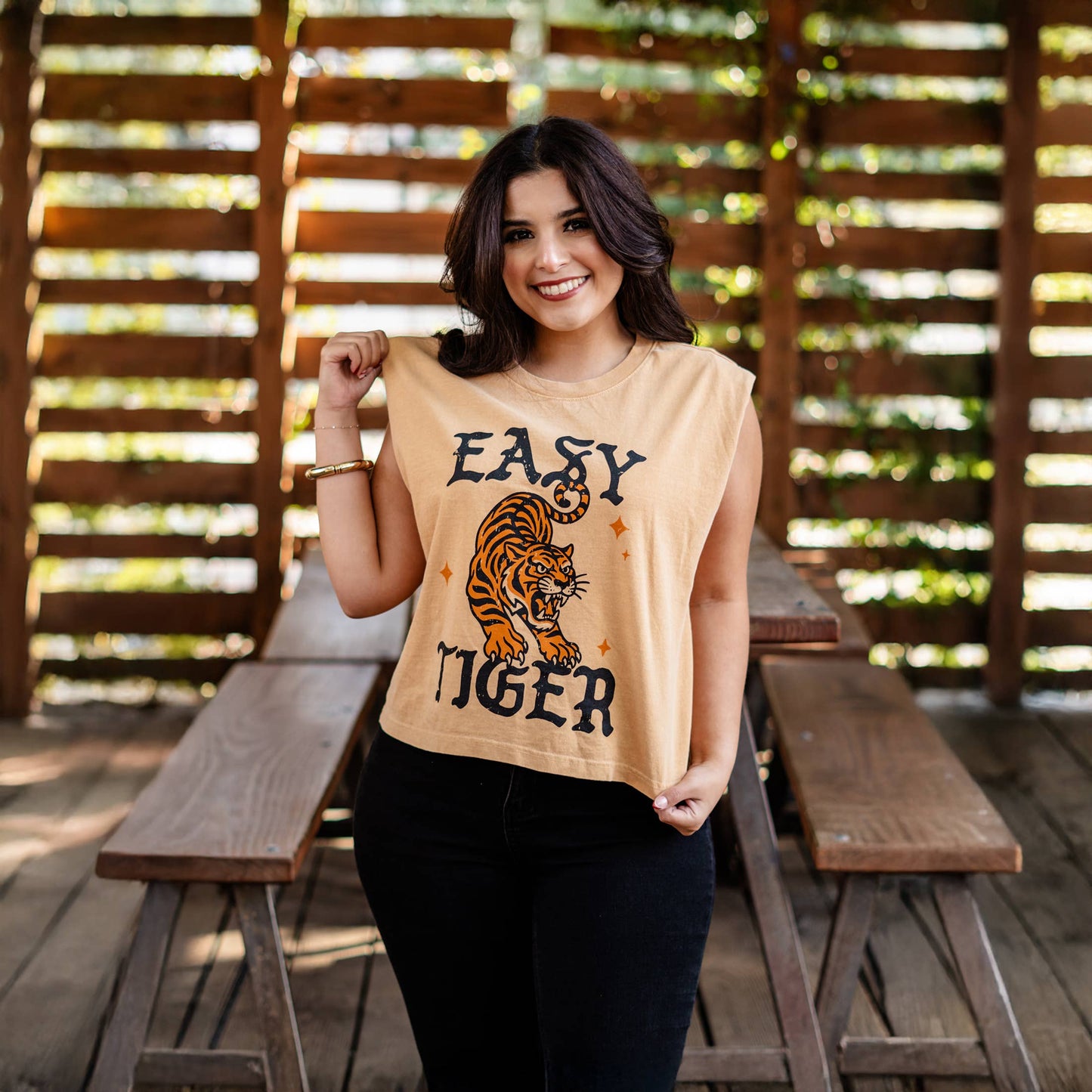 Easy Tiger Retro Graphic Tee Vintage Inspired Shirt, Retro