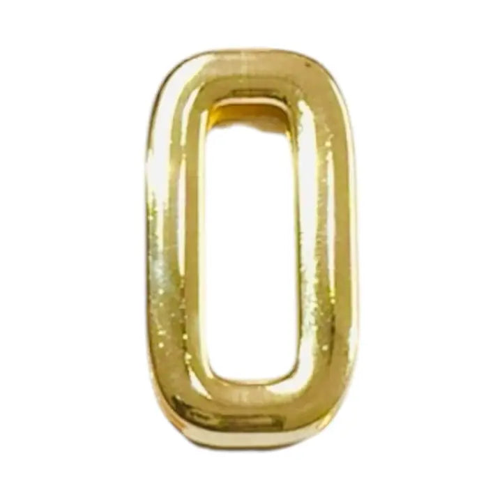Gold Charm Letters For Stretchy Band Bracelets