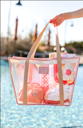 So Much To Smile About Pink Iridescent Bag