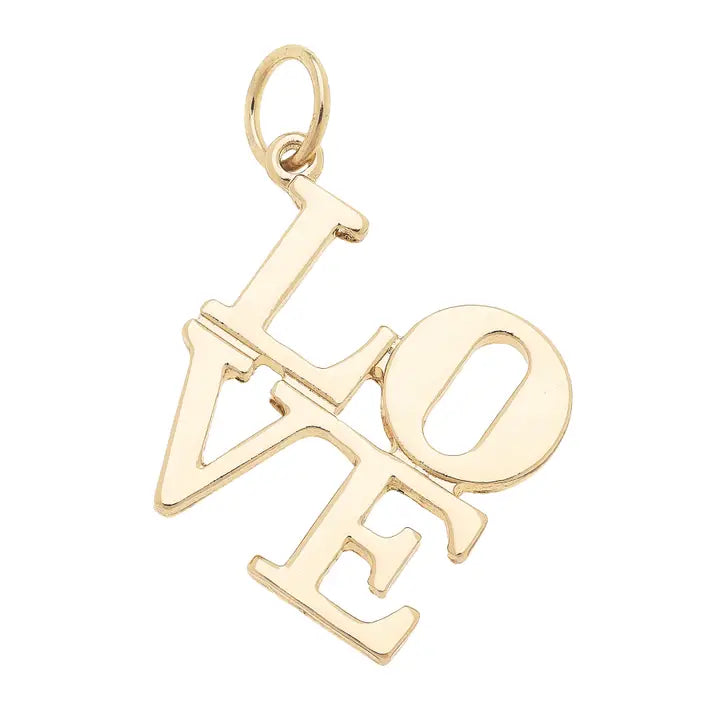 LOVE Stacked Charm