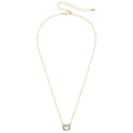 Rhinestone Bezal Gold Necklace
