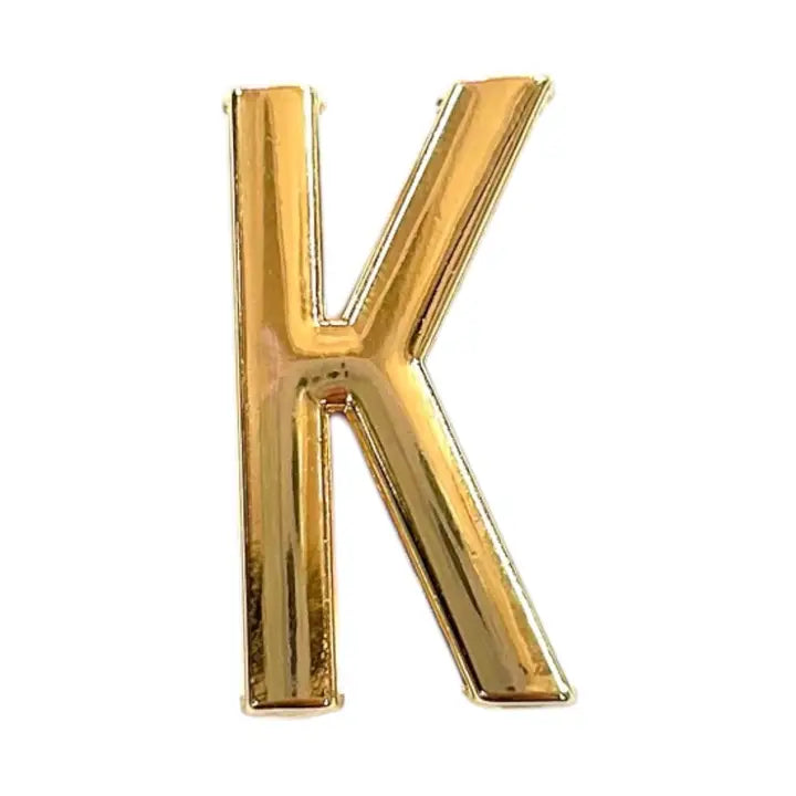 Gold Charm Letters For Stretchy Band Bracelets