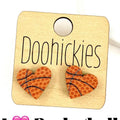 Doohickies Basketball Earring Studs