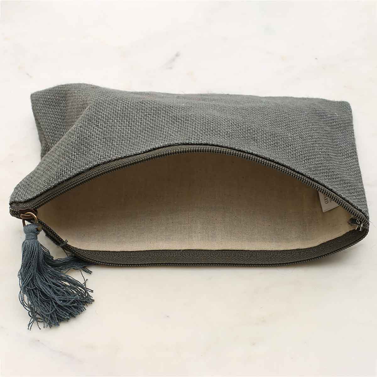Jute Cosmetic Bag