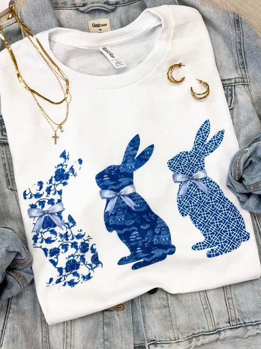Chinoiserie Bunny Tee