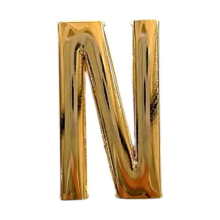 Gold Charm Letters For Stretchy Band Bracelets