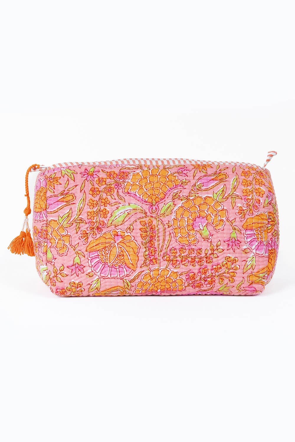 Quilted Cotton Toiletry Bag Set