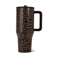 Brown Leopard 40oz HydroJug Traveler Tumbler