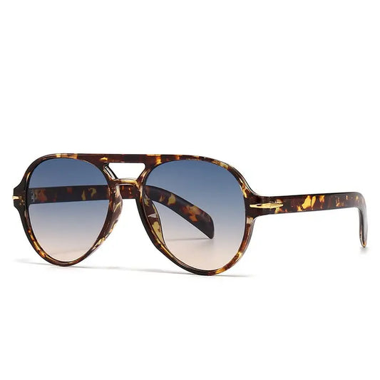 Modern Round Street Style Leopard Sunglasses
