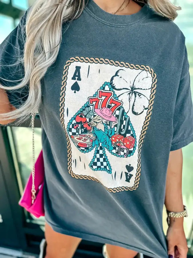 Ace Of Spades Pepper Graphic Tee