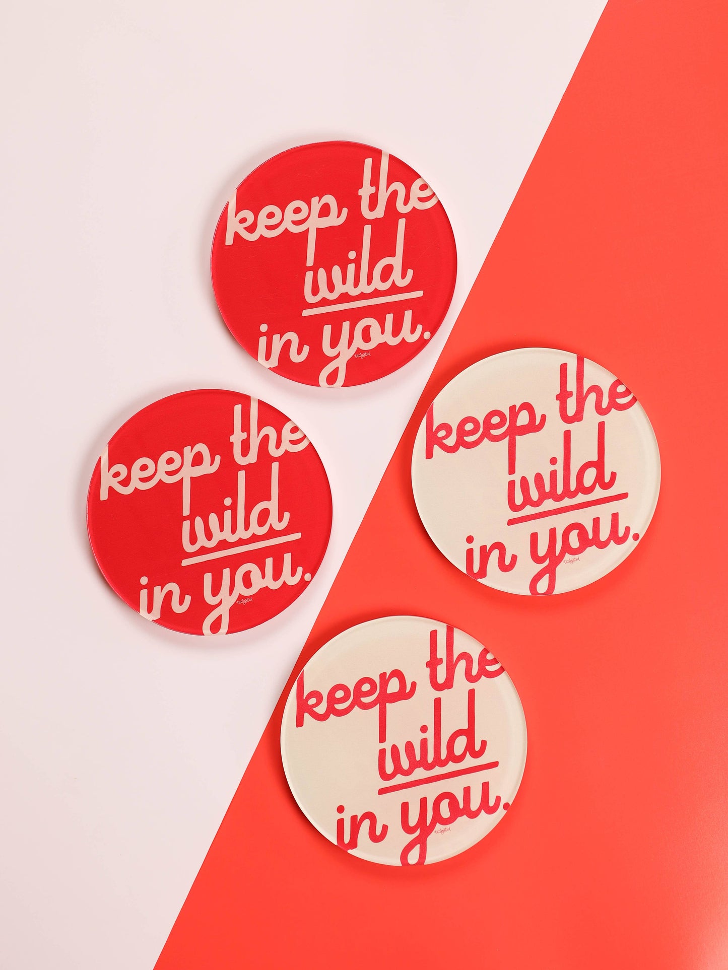 Keep The Wild In You Acrylic Coaster