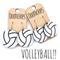 Acrylic Volleyball Dangles