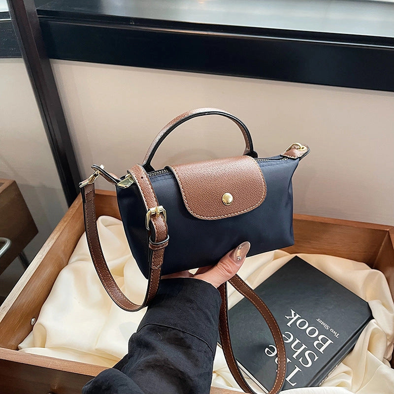 Block Flap Crossbody Bag