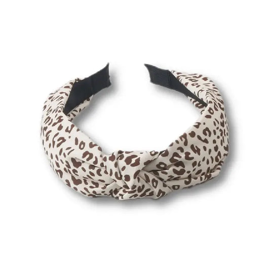 Vintage Leopard Print Headband