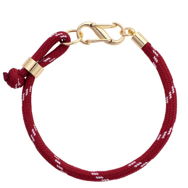 Nealey Carabiner Crimson Paracord Bracelet