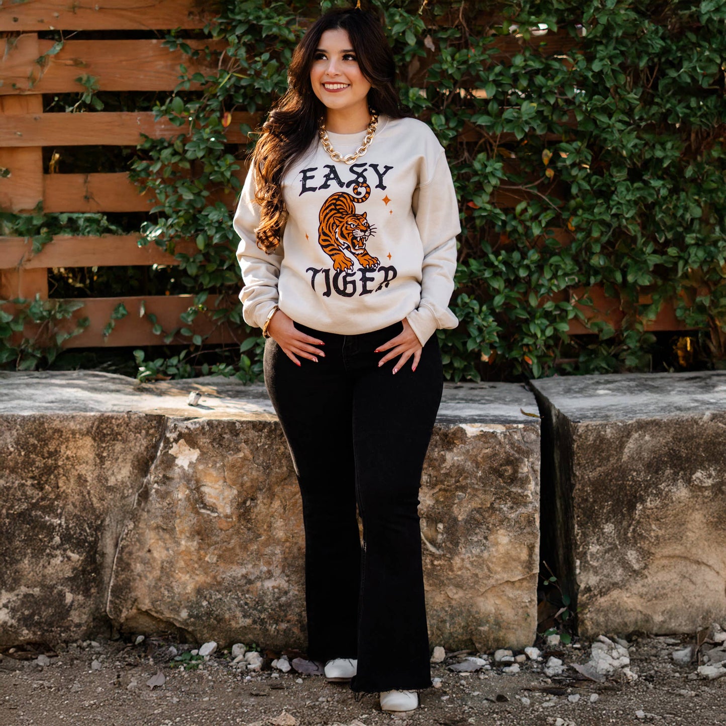 Easy Tiger Retro Graphic Tee Vintage Inspired Shirt, Retro