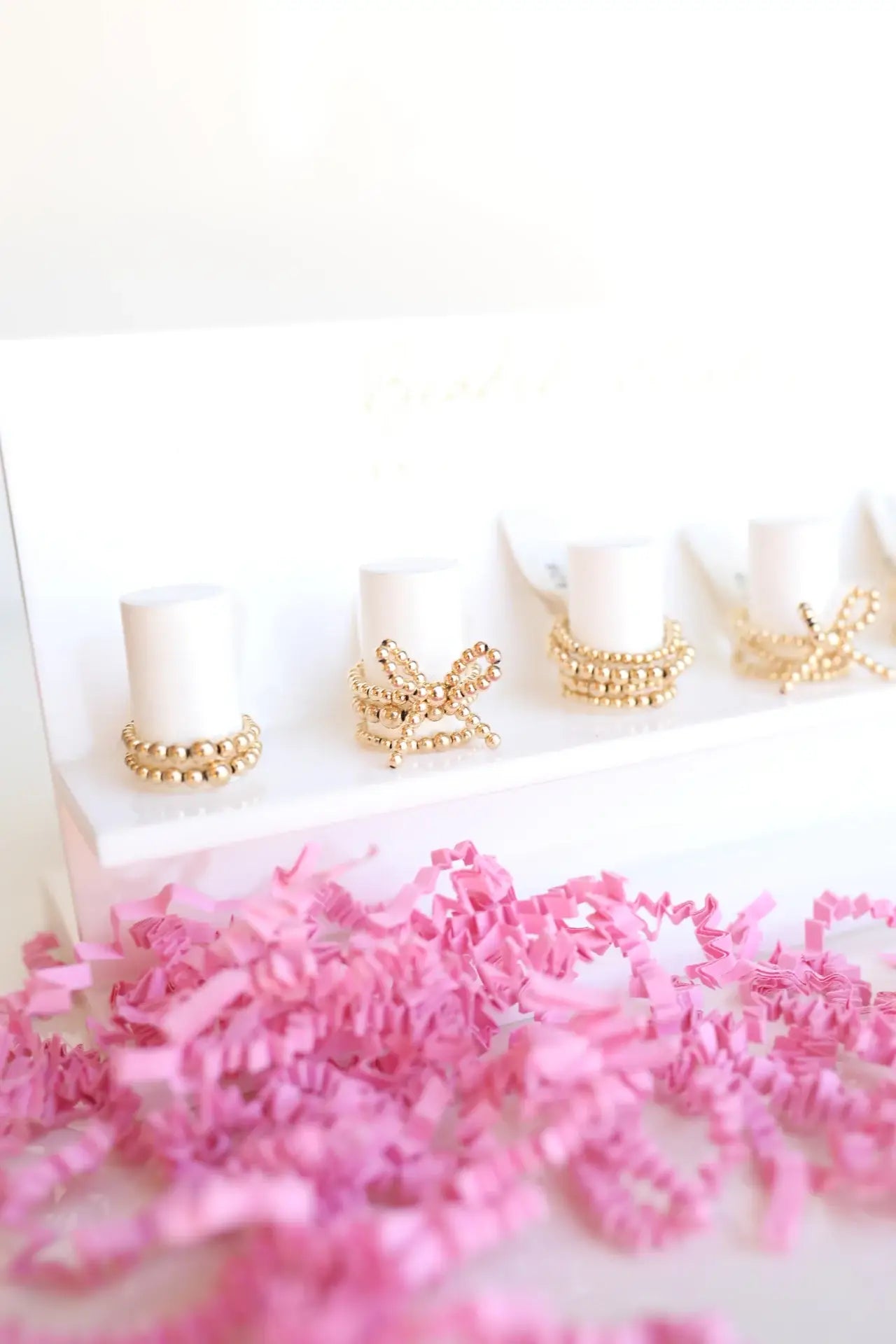 Gold Bow Rings
