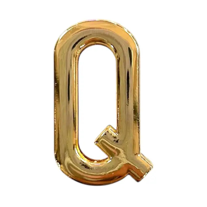 Gold Charm Letters For Stretchy Band Bracelets