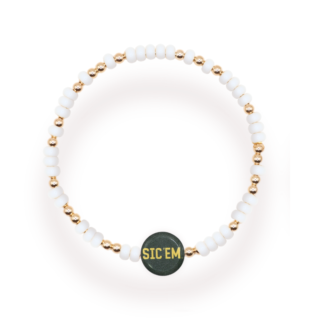 Baylor/ Sic Em Logo Bracelet