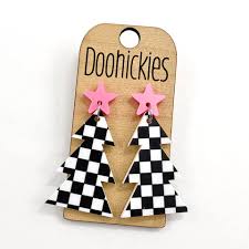 Doohickies Dangle Christmas Tree Earrings