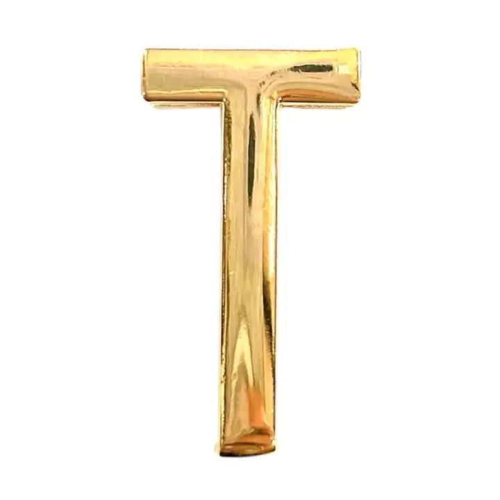 Gold Charm Letters For Stretchy Band Bracelets