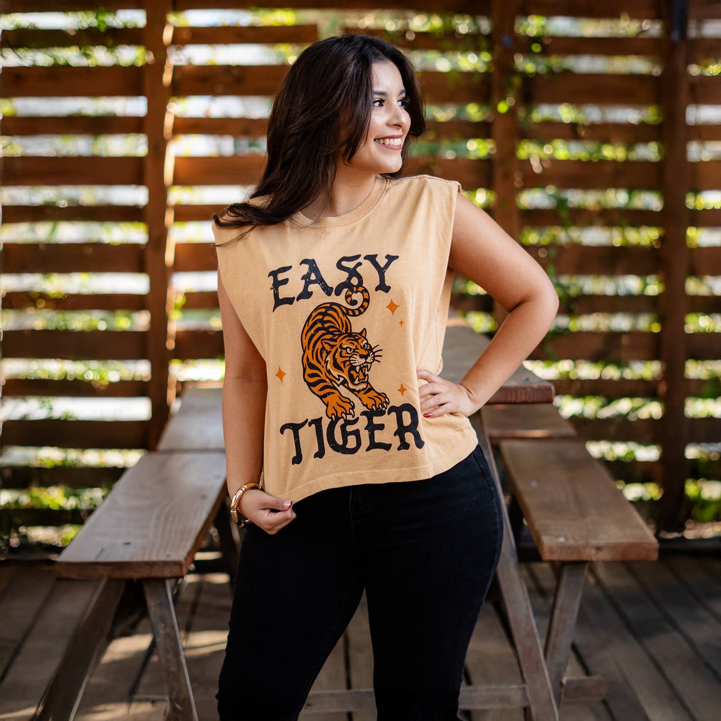Easy Tiger Retro Graphic Tee Vintage Inspired Shirt, Retro