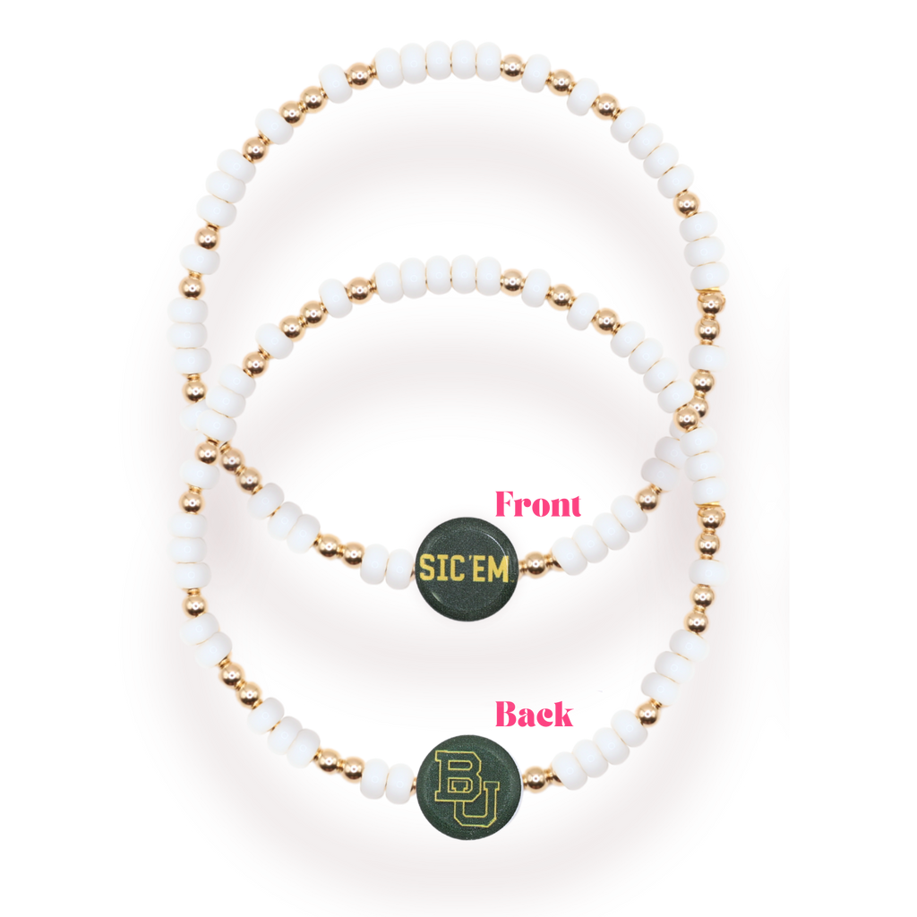 Baylor/ Sic Em Logo Bracelet