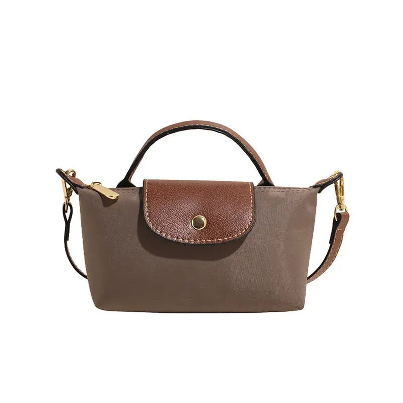 Block Flap Crossbody Bag