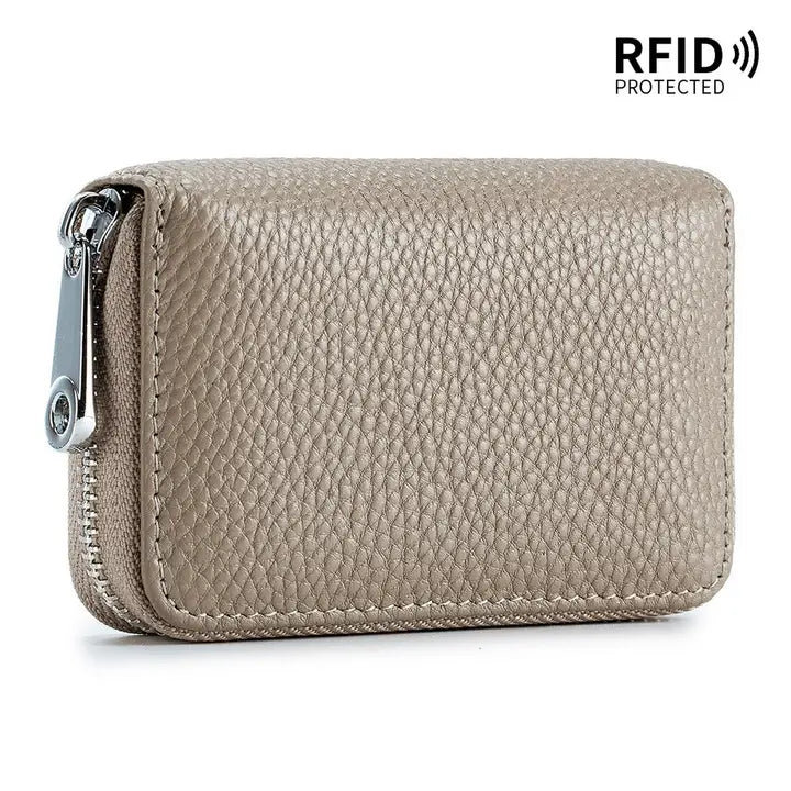 Multi-Functional Anti-Theft Brush Magnetic Card Bag