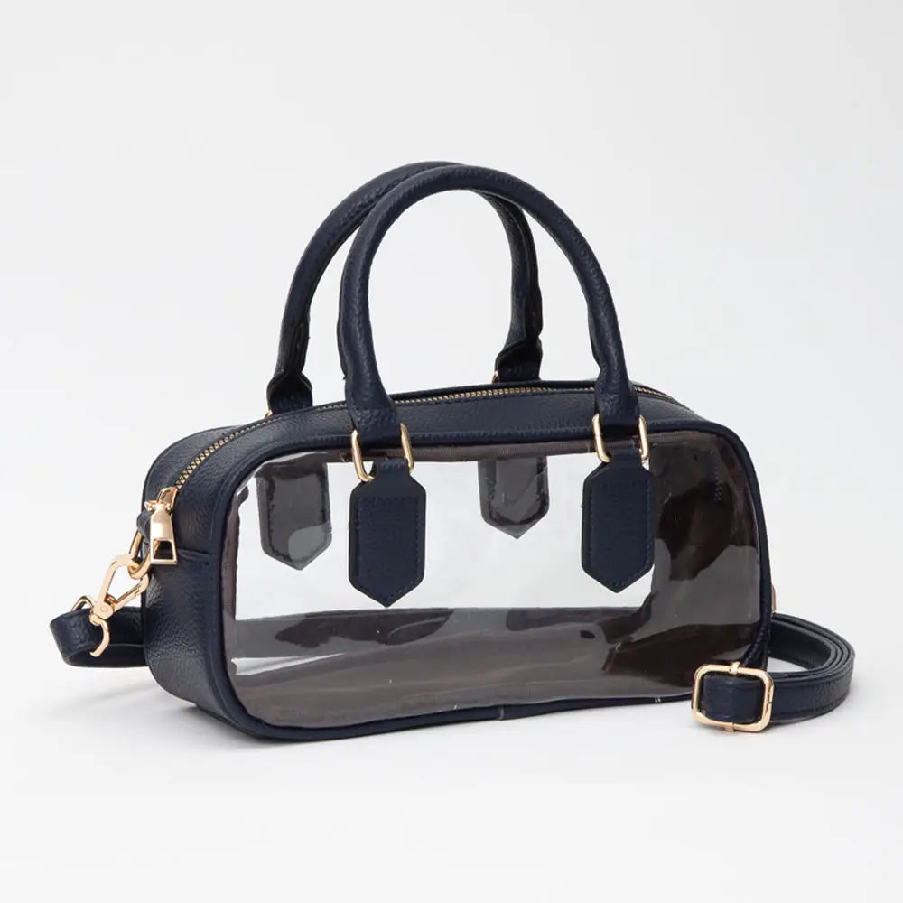 Transparent Structured Clear Crossbody Bag