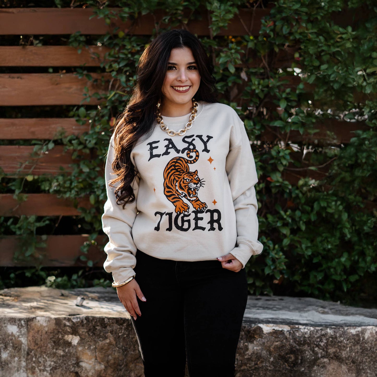 Easy Tiger Retro Graphic Tee Vintage Inspired Shirt, Retro