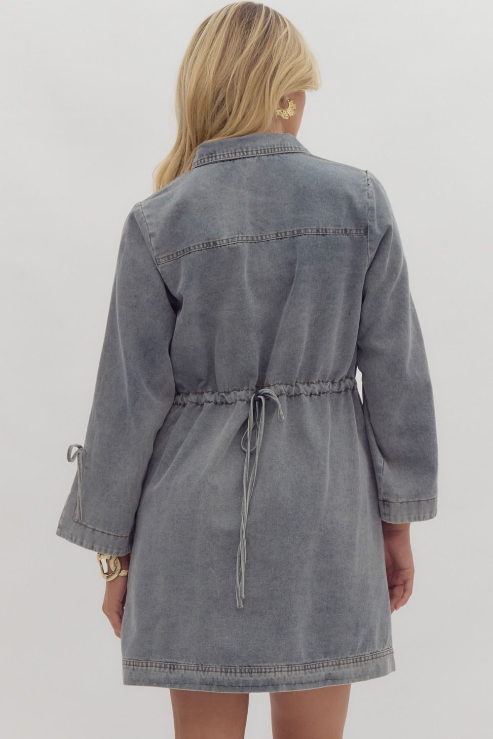 Entro Denim Pullover Dress