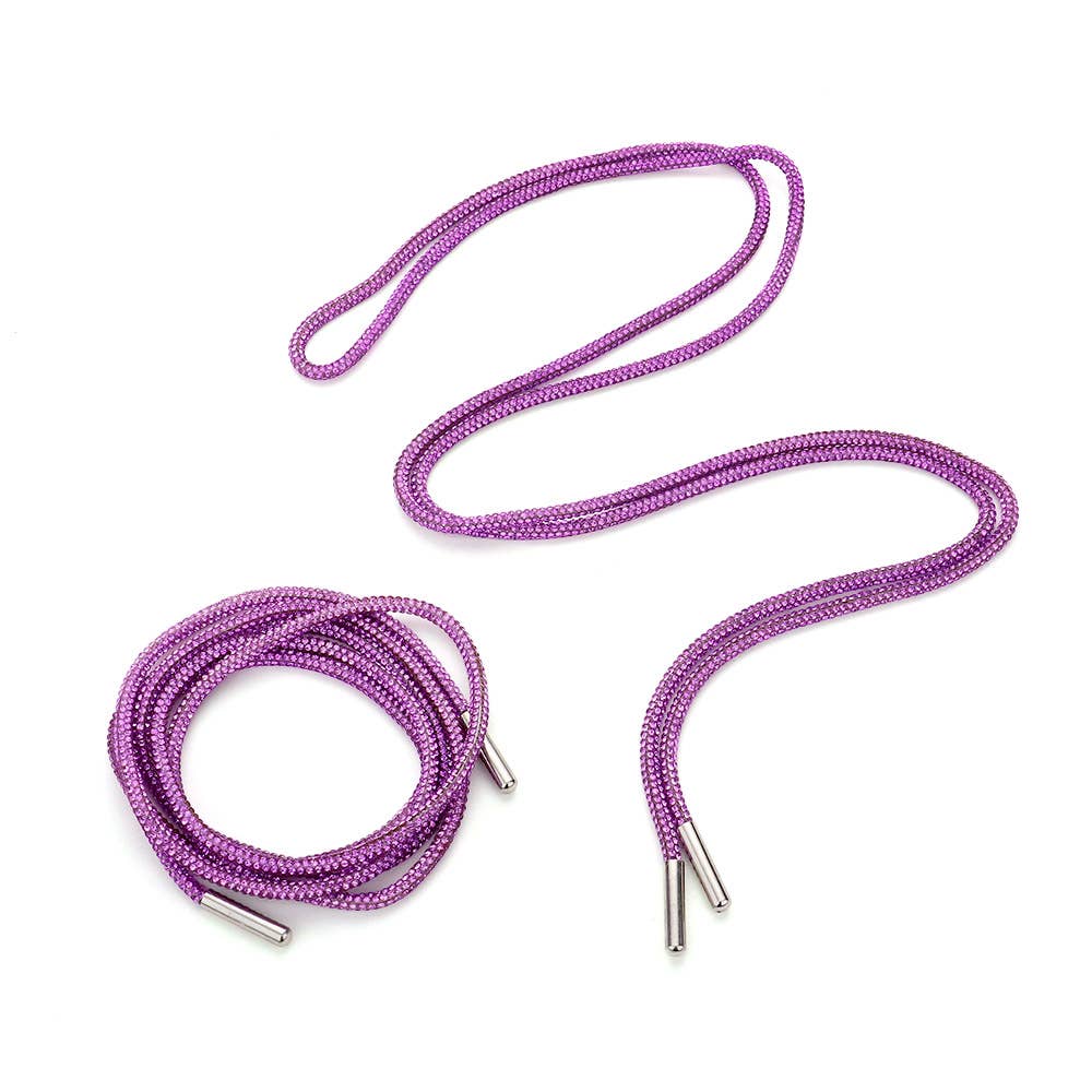 1 Pair - Bling Shoelaces Drawstring Ropes