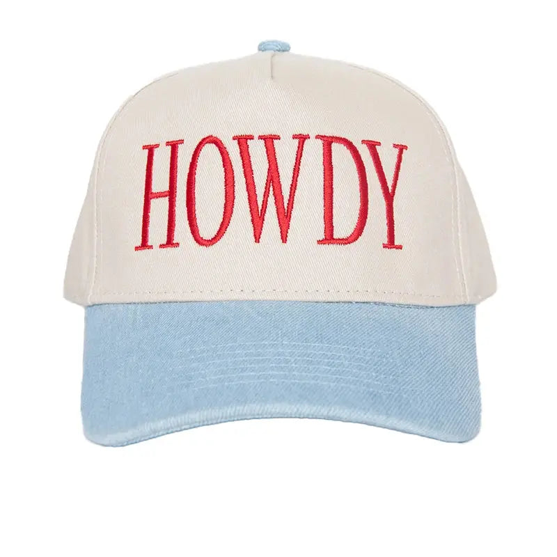 Howdy Two-Toned Denim Hat