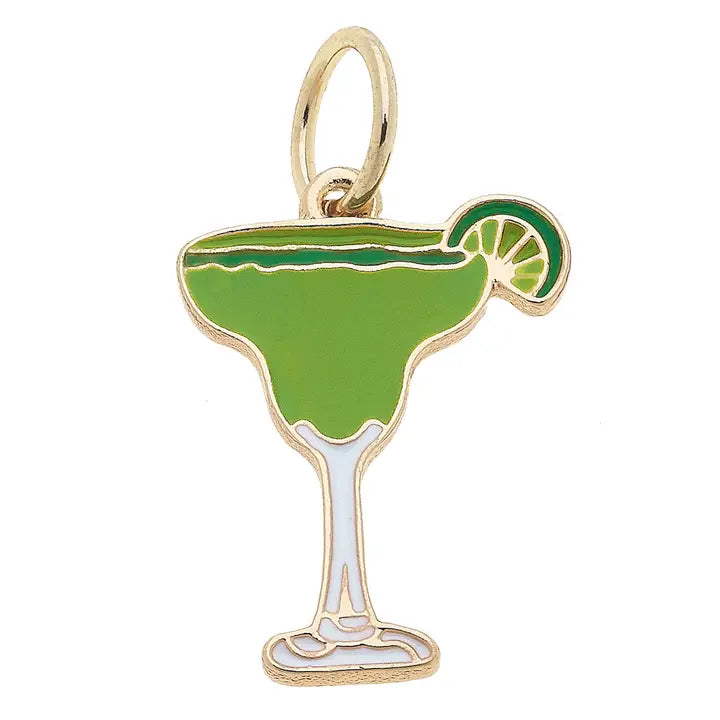 Margarita Enamel Drink Charm