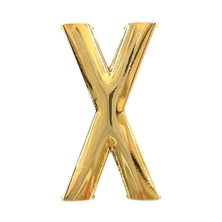 Gold Charm Letters For Stretchy Band Bracelets