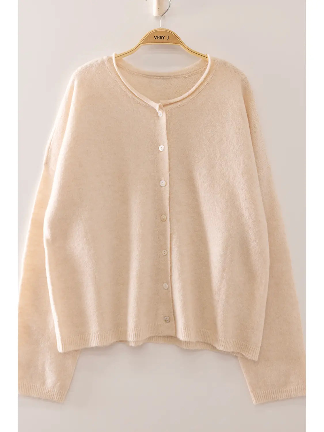 Soft Touch Button Cardigan