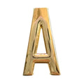 Gold Charm Letters For Stretchy Band Bracelets