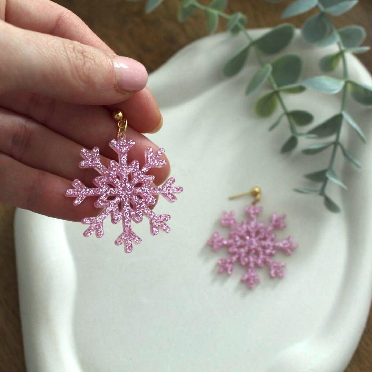 Doohickies Snowflake Dangle Earrings